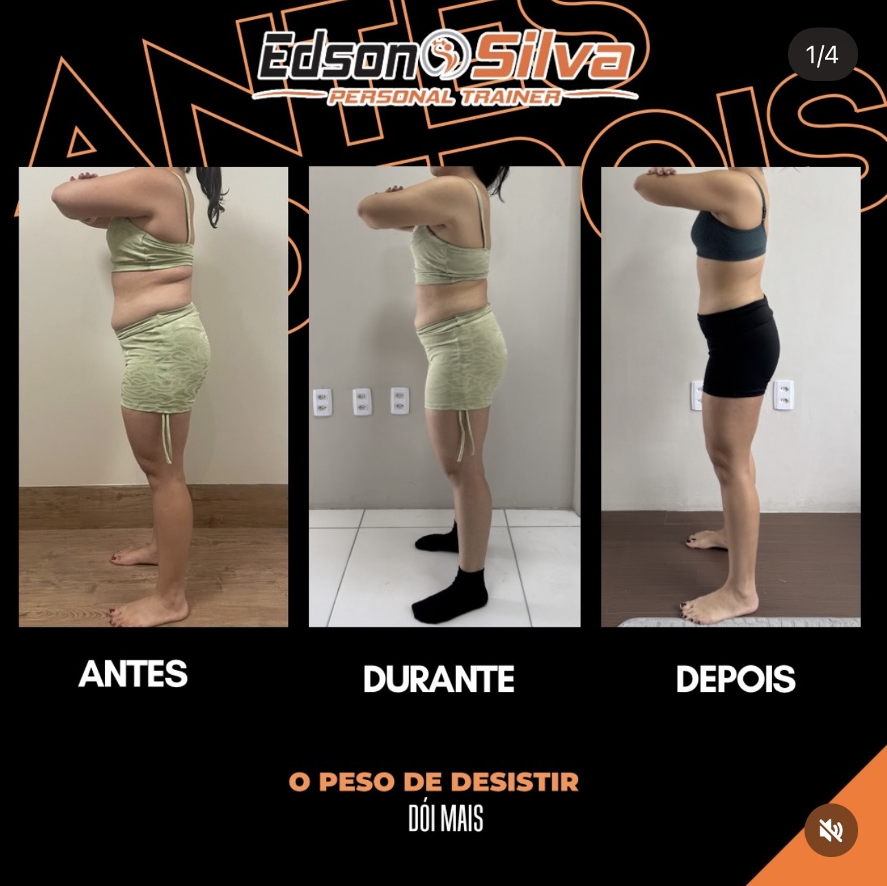 Antes e depois da transformação física de Jhennyfer, 24